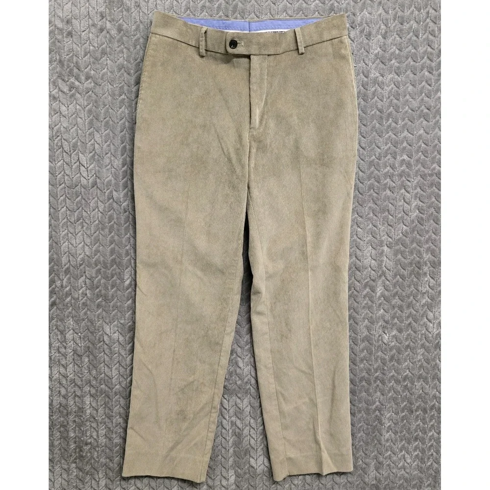 Peter Millar‎ Pants Mens 29x28 Tan Nanoluxe Corduroy Trousers Preppy Stretch